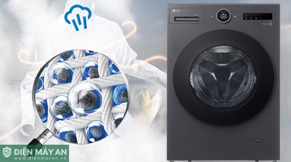 Máy giặt sấy LG Inverter giặt 17 kg - sấy 10 kg F2517RNTG